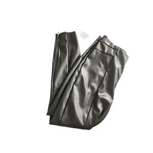 Shoedazzle Black Vegan Leather Women’s Pants Sz XXL